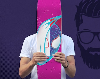 Half N Half Skateboard Deck ft. Miles and Gwen Shadow Varied Widths