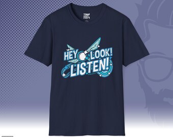 Hey Look Listen Unisex Softstyle T-Shirt