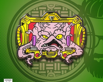 Tummy Brain Hard Enamel Hat Lapel Pin