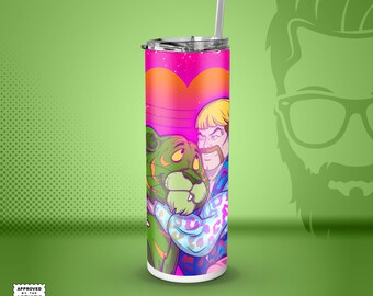 Prince Adam Exotic 20oz Skinny Tumbler with Straw