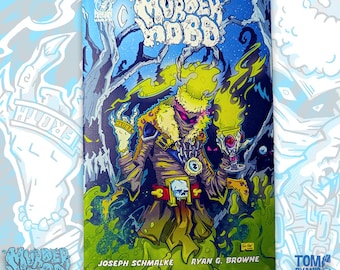 Murder Hobo issue 1 Midnight Factory Comic Cover by Tom Ryan 1st Printing