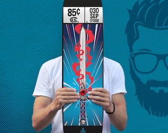 Skateboard Deck ft. Sword of Omens Varied Widths