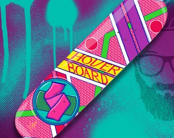 Skateboard Deck ft. Hoverboard Front Various Widths available