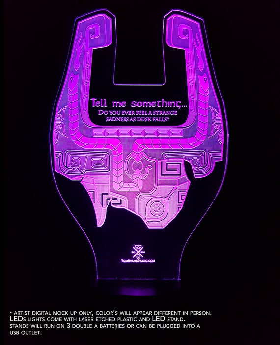 Twilight Princess LED Laser Etched Light Stand
