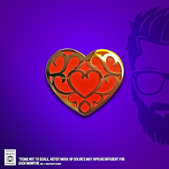 Heart Container Hard Enamel Pin: Legend of Zelda BOTW