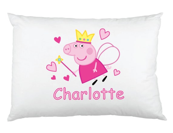 Peppa Pig Princess Custom Pillowcases Dreaming Princess Etsy
