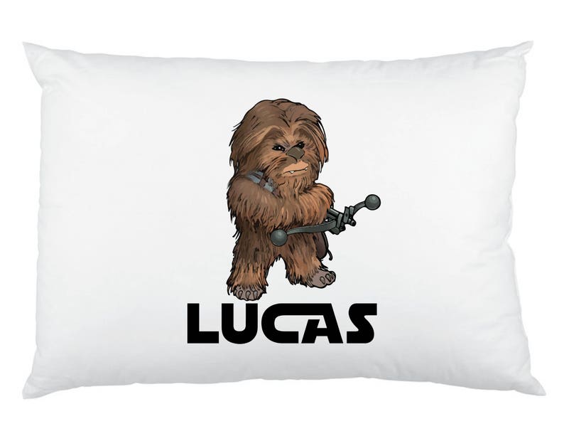 Chewbacca Pillowcase Star Wars Pillow Sham Custom Printed Etsy
