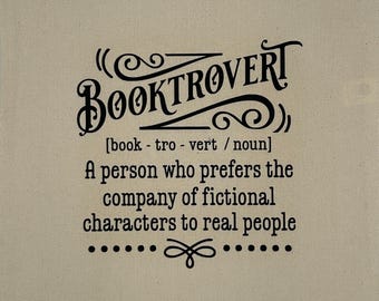 Booktrovert Tote Bag