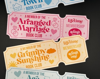 Ticket Style Bookmarks