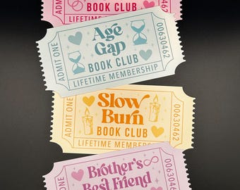 Ticket Stub Bookmarks