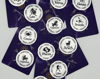 Small Zodiac Stickers