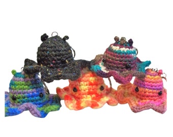 CLEARANCE: Dumbo Octopus Amigurumi Keychains **LIMITED EDITION**