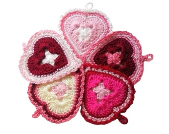 Large Heart Ornament in Your Choice of Colors