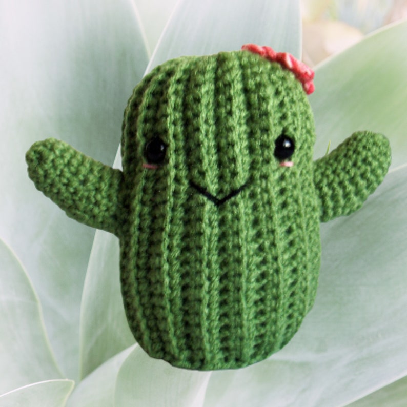 Cuddly Crochet Cactus Doll, Amigurumi Succulent Plant, All Occasion Gift for Kids and Adults, Southwest Themed Nursery, Saguaro Plushie image 3