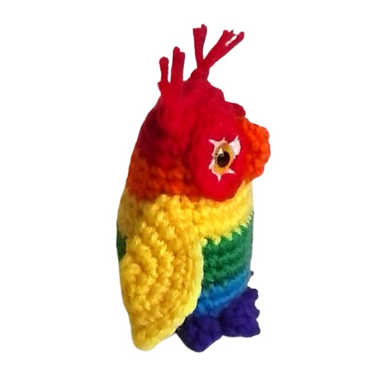 Small Rainbow Owl Plushie MADE TO ORDER Etsy