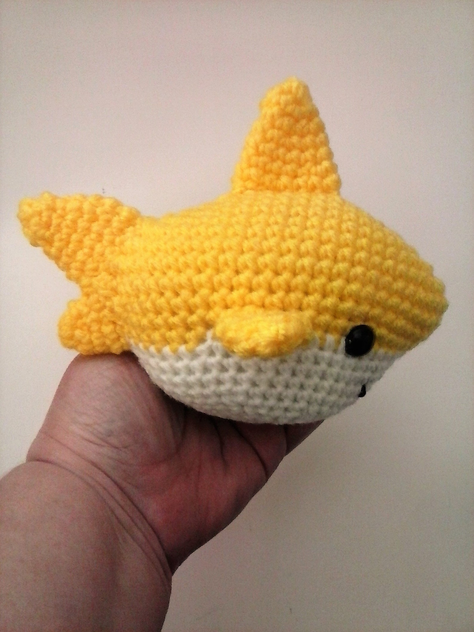 Amigurumi Baby Shark Crochet Baby Shark Doll Yellow Baby | Etsy