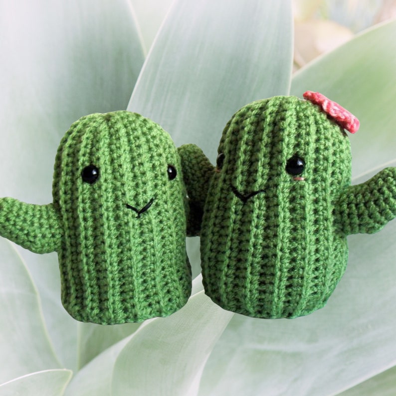 Cuddly Crochet Cactus Doll, Amigurumi Succulent Plant, All Occasion Gift for Kids and Adults, Southwest Themed Nursery, Saguaro Plushie image 2