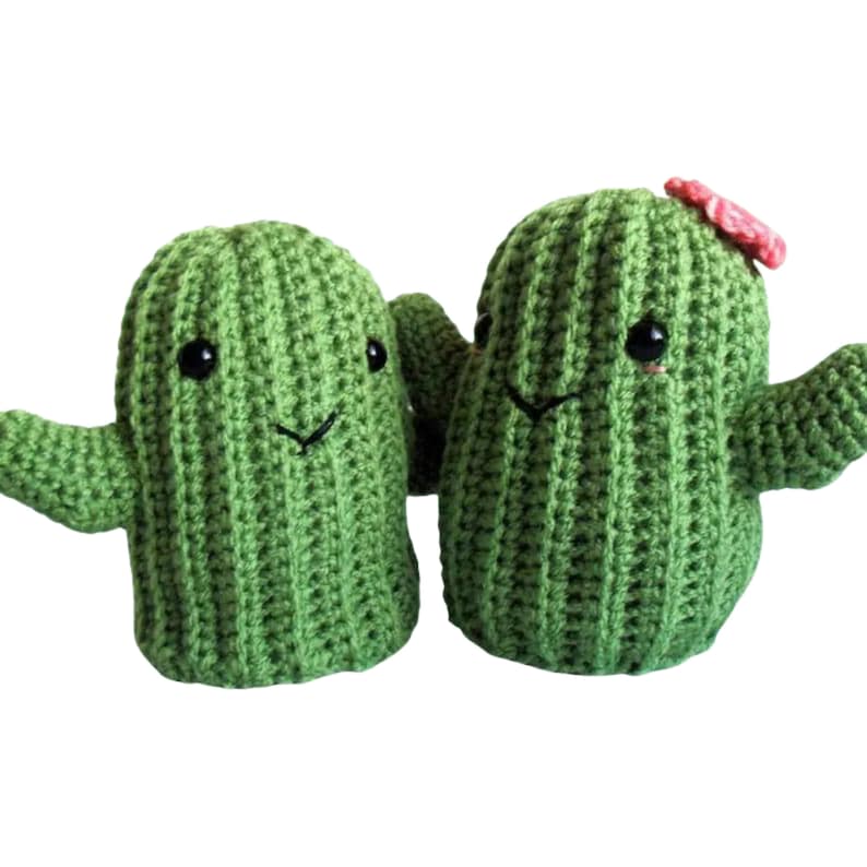 Cuddly Crochet Cactus Doll, Amigurumi Succulent Plant, All Occasion Gift for Kids and Adults, Southwest Themed Nursery, Saguaro Plushie image 1