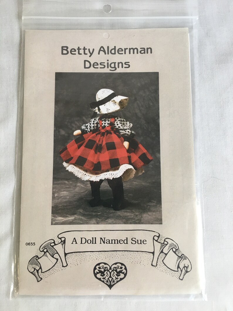 A Doll Named Sue Sewing Pattern by Betty Alderman Designs | Etsy