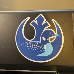 Minnesota Rebel Loon Sticker | MN Flag Protest Vinyl Decal image 8