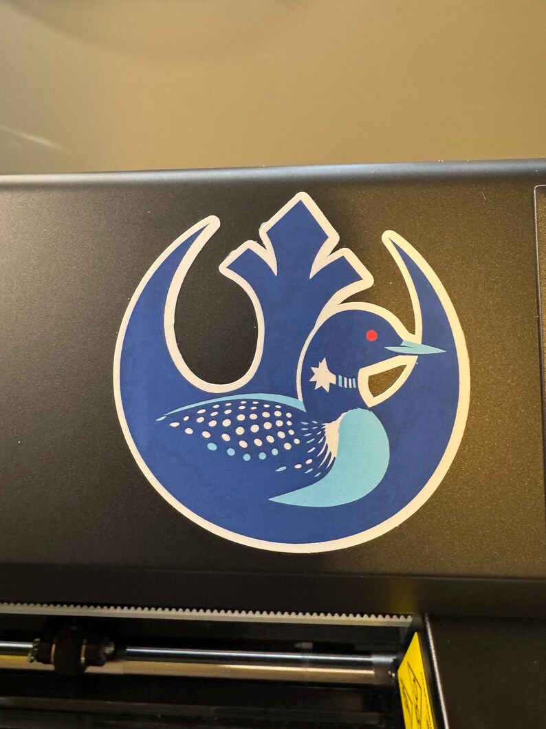 Minnesota Rebel Loon Sticker | MN Flag Protest Vinyl Decal image 8