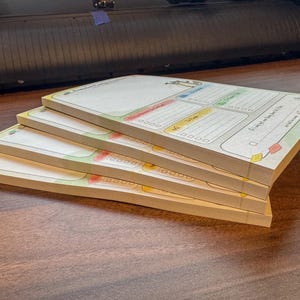 Cheatsheetplanner voor uitvoerende functies | ADHD-vriendelijk dagelijks notitieblok | Neurodivergente taakorganisator afbeelding 9