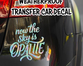 Opalite Sticker – Shimmering Vinyl Automotive Transfer Decal