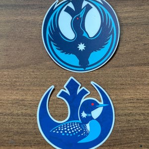 Minnesota Rebel Loon Sticker | MN Flag Protest Vinyl Decal image 7