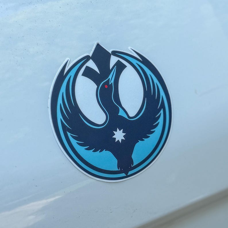 Minnesota Rebel Loon Sticker | MN Flag Protest Vinyl Decal image 6