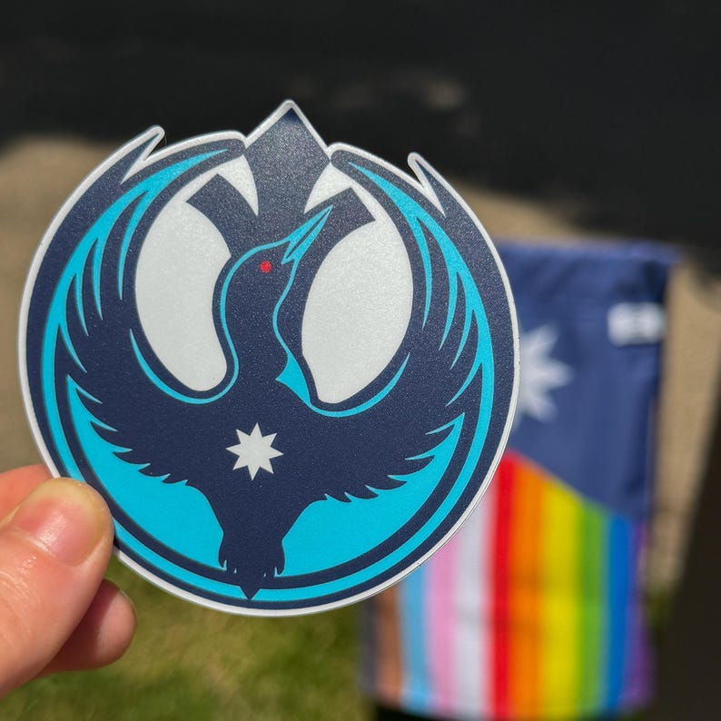 Minnesota Rebel Loon Sticker | MN Flag Protest Vinyl Decal image 5
