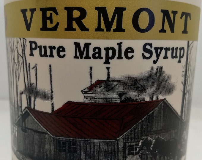 100 percent Pure Vermont Maple Syrup 1/2 gallon/ Organic Etsy