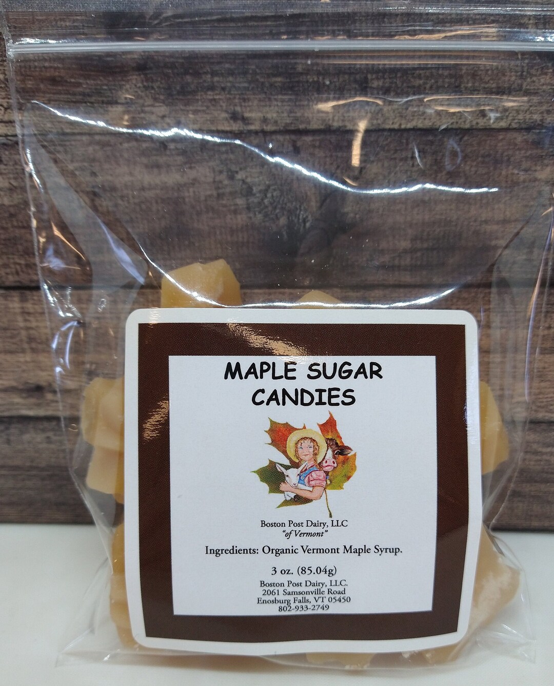 Maple Sugar Leaf Candies 3 Oz Package Etsy