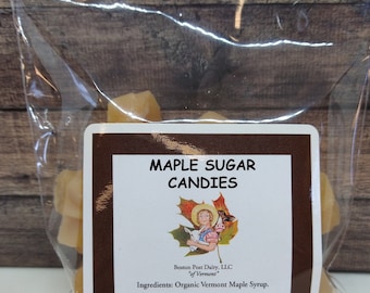 Maple Sugar Leaf Candies 3 oz package