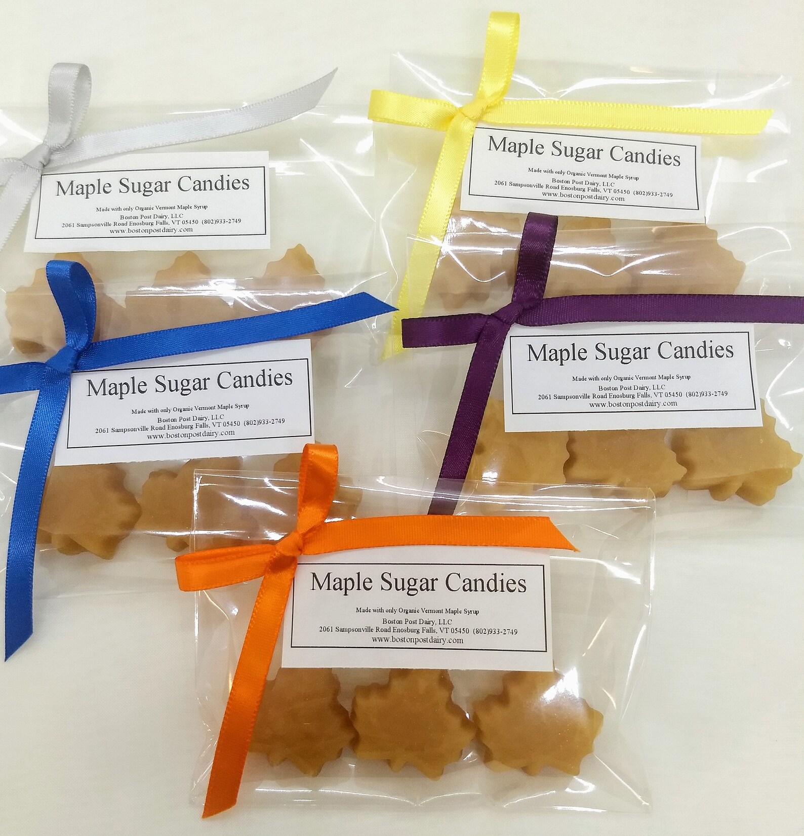 Maple Sugar Leaf Candies 10 Packages of 3 Candies Wedding Etsy