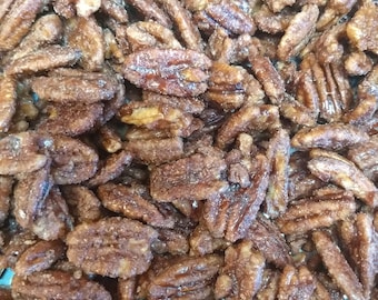 Maple Cinnamon Glazed Pecans 2.5 oz,  gift for the maple lover, snack size package