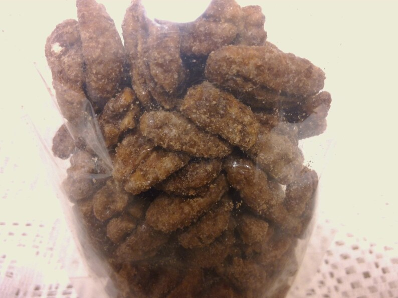 Maple Cinnamon Glazed Pecans 5 oz, healthy snacks, fast shipping, great gift image 4