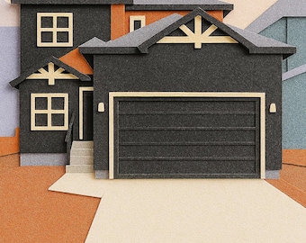 Portrait numérique personnalisé | Illustration de maison personnalisée avec citation | Art mural imprimable | Cadeau de pendaison de crémaillère