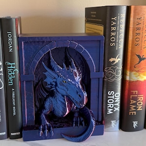 Sgaeyl Dragon Book Nook | 3D Printed Fourth Wing Inspired Decor