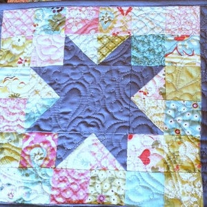 Scrappy Stars Placemats Pattern PDF Quilting Pattern Placemats Pattern Ready to Download image 2