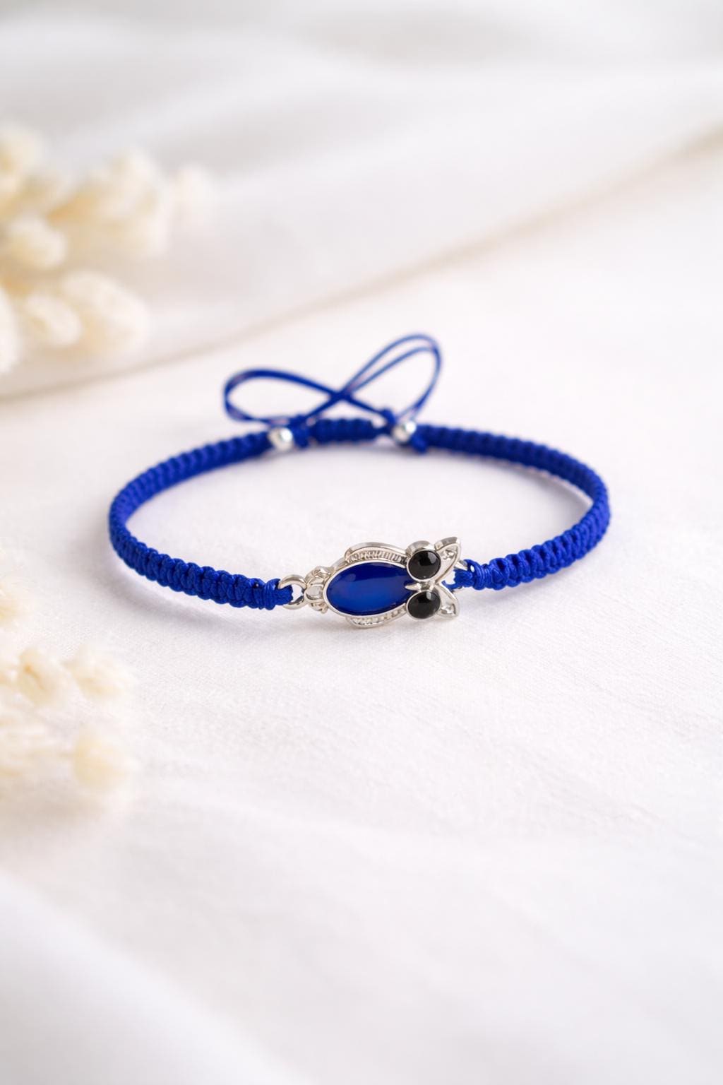 Blue Owl Bracelet | Couple Bracelets | Wisdom and Protection Jewelry | Friendship Bracelets | Mother