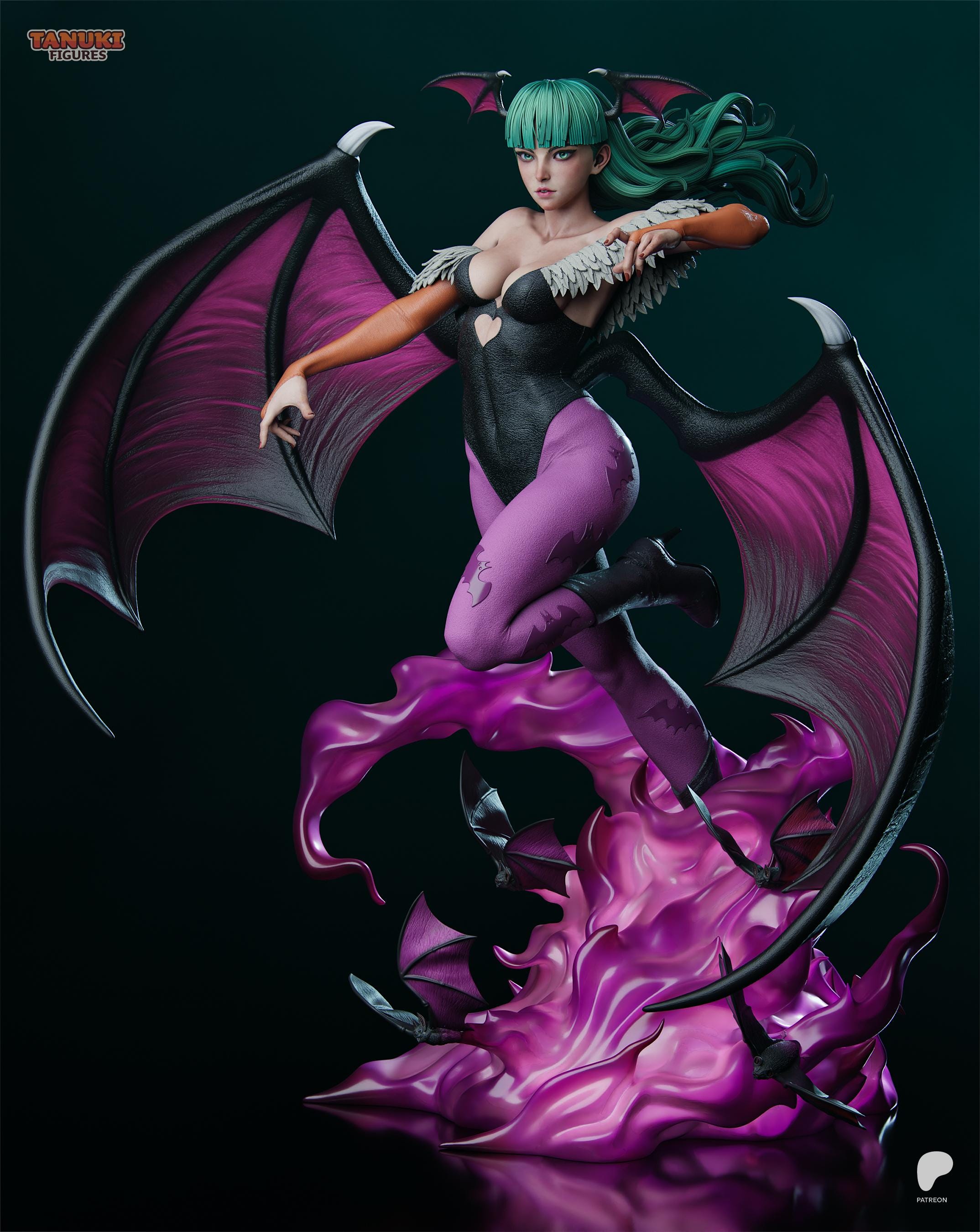 Morrigan Darkstalkers 1/6 Scale Resin Garage Kit Fanmade by Taniku
