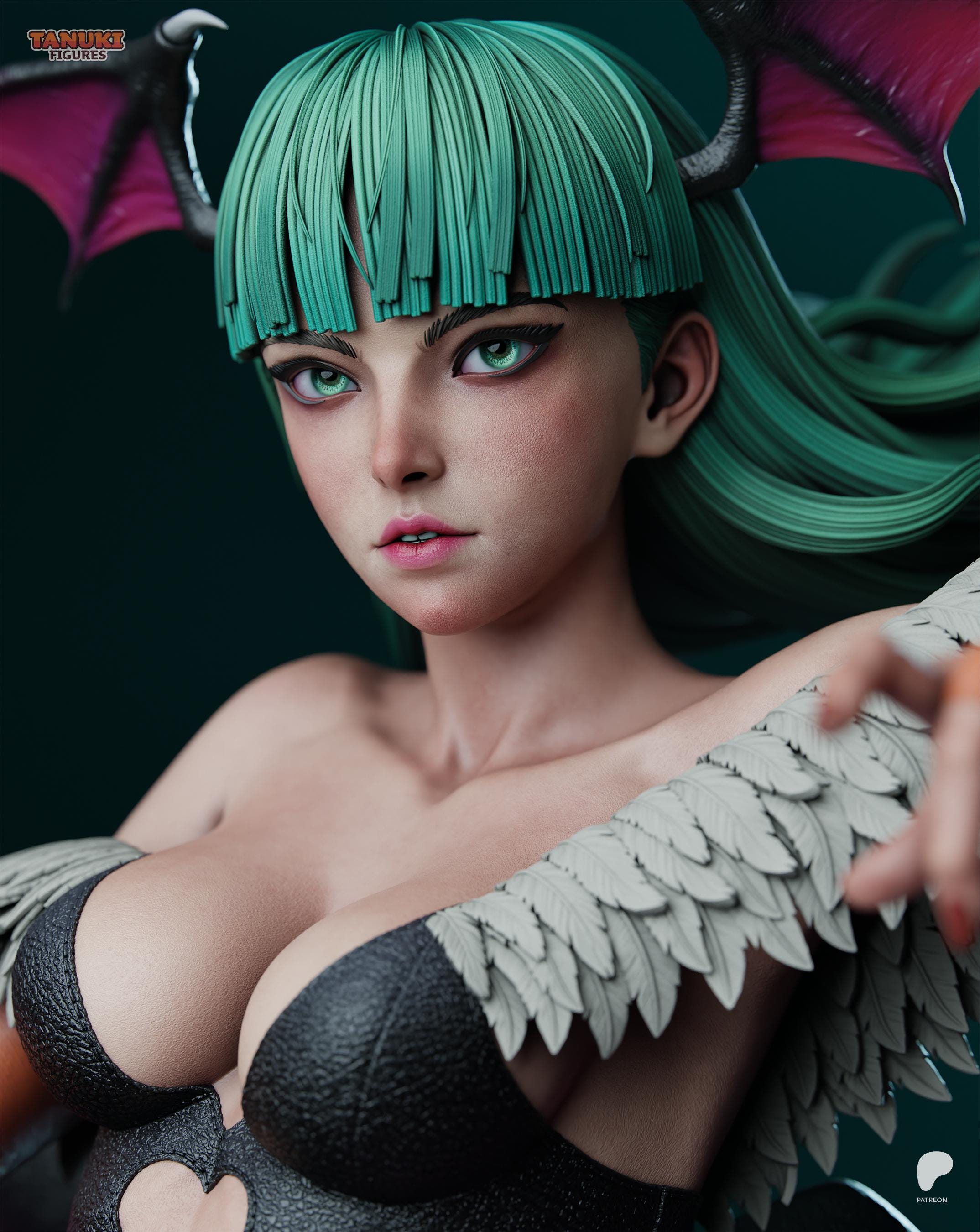 Morrigan Darkstalkers 1/6 Scale Resin Garage Kit Fanmade by Taniku