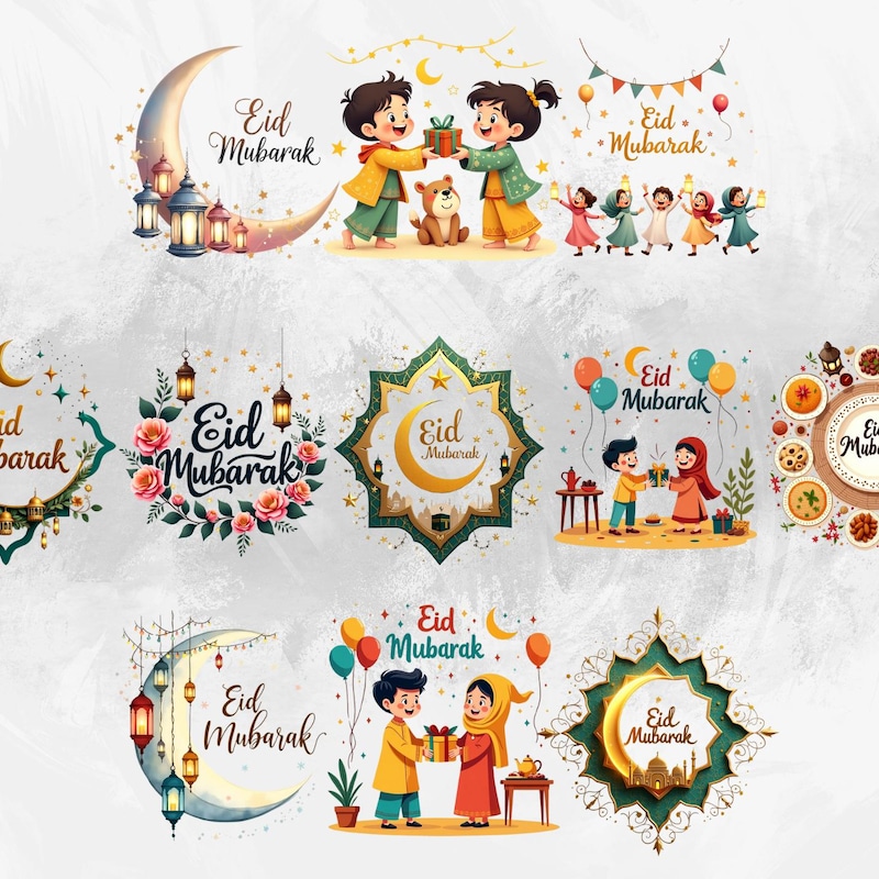Islamic Eid Al Fitr Greeting Cards - Etsy