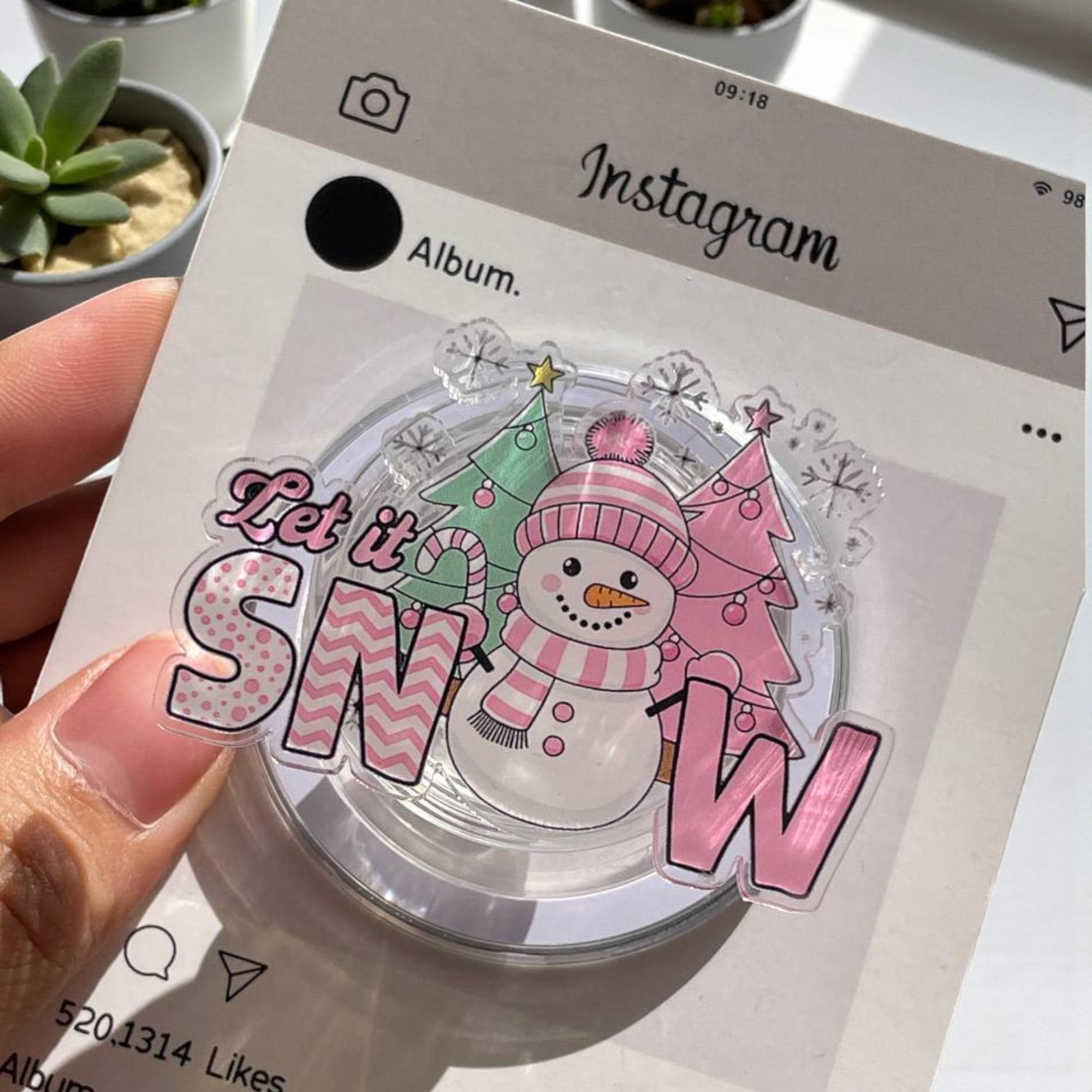 Highland Cow Teacup Baby Cow Cute Farm Animal PopSockets