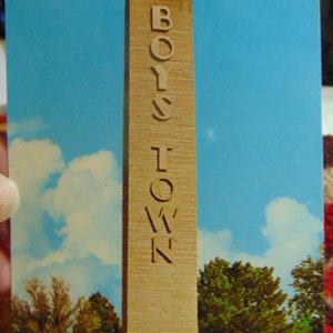 Vintage 1966 Boys Town, NE State Postcard.unused.NEBRASKA State..396..Historical Postcards,Travel Postcards