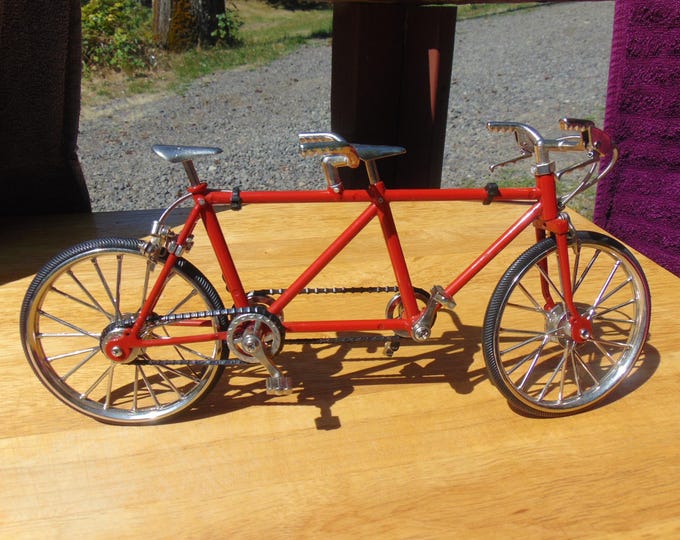 1:16 Miniature Vélo Tandem Bicyclette Creative Jouets pour Enfants Noir