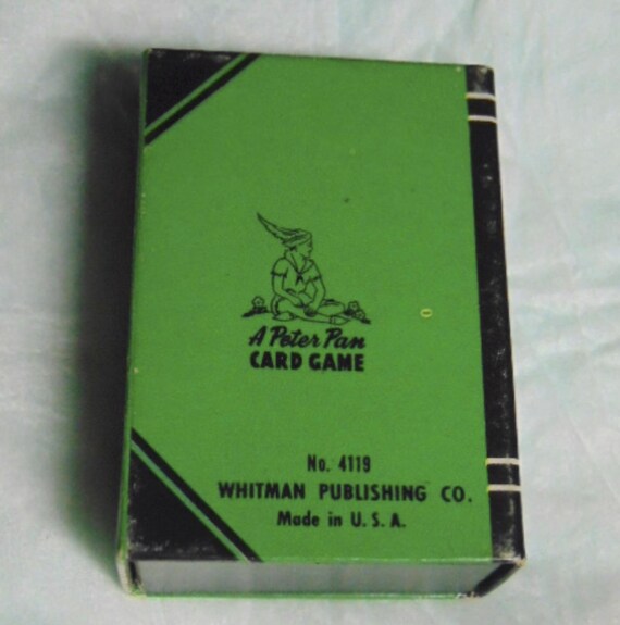 Vintage 50's MINI Whitman's Publishing Peter Pan CRAZY 8'S Kid's