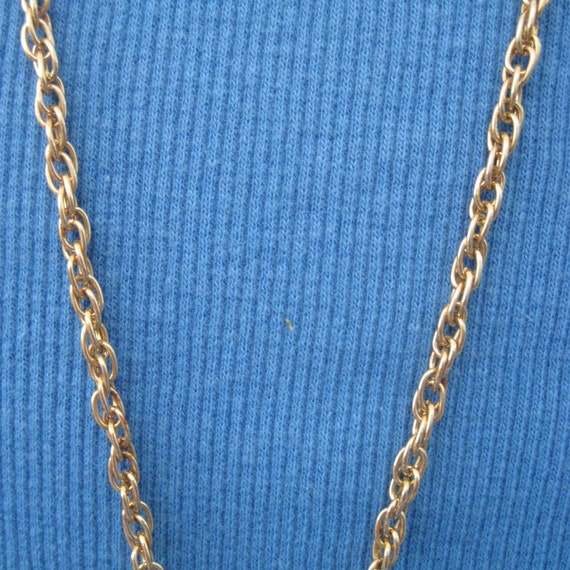 Vintage NAUTICAL SUMMERTIME Long Twist Chain with… - image 3