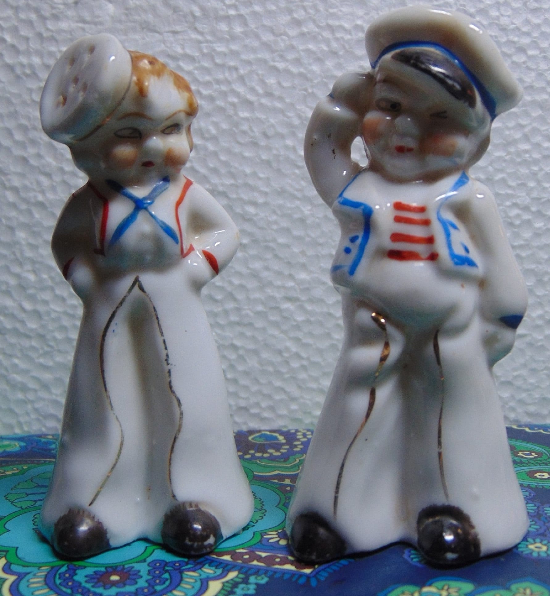 1930 年代製 ジャネット社 ジェダイ ヴィンテージ salt&pepper Vintage Silver Ornate Salt and Pepper Shakers • Made in