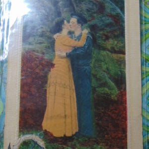 Antique EXCELLENT 1900&#39;s ROMANTIC Navy Lovers &#39;Its a Case of Give..&#39; Postcard...UNUSED...#1753..Paper Ephemera,Collecting Postcard,Scrapbook